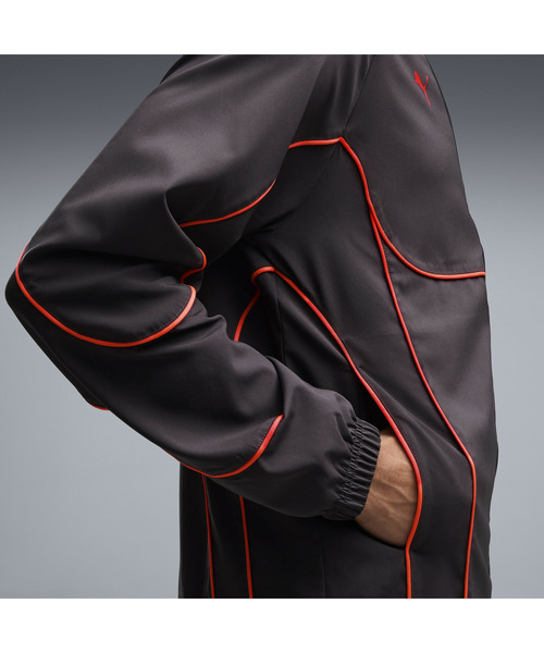 PUMA(プーマ)の「PUMA プーマ メンズ ACミラン プーマテック-X ウーブン トラックジャケット(ブルゾン・メンズ・グレー系その他2・MEDIUM/X-LARGE/LARGE/SMALL)」の5枚目の写真