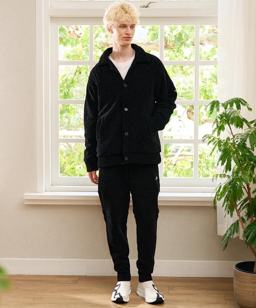CALL&RESPONSE(コールアンドレスポンス)の「mp15229- ケーブル切り替えニットパンツ サイセンタク(264-1551-03)(その他パンツ・メンズ・モカ/ブラック・5/4/2)」の6枚目の写真