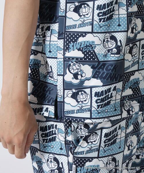 Jack Bunny!!(ジャックバニー)の「【Jack Bunny!!】【ドラえもん】フルダルライトカノコ総柄半袖ポロシャツ(ポロシャツ・メンズ・ネイビー/オレンジ・LARGE/XX-LARGE/X-LARGE/MEDIUM)」の10枚目の写真