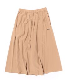 レーヨンポリエステルオックスフレアボリュームパンツ