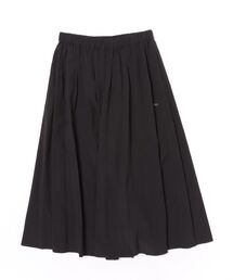 レーヨンポリエステルオックスフレアボリュームパンツ