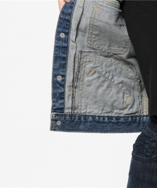 SLY(スライ)の「CENTLE DENIM JK-B(デニムジャケット・レディース・ブルー・1/2)」の5枚目の写真