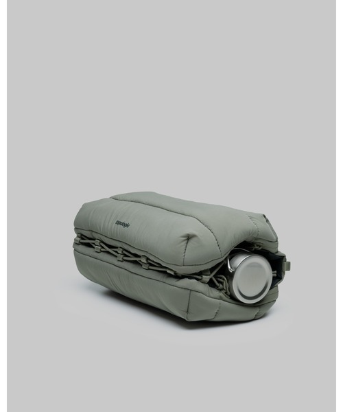 Topologie(トポロジー)の「Bottle Sacoche Large(ボトルサコッシュ ラージ)(ショルダーバッグ・レディース・ライトブルー/モスグリーン・ONE SIZE)」の4枚目の写真