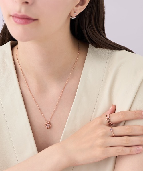 4℃(ヨンドシー)の「【Autumn Collection】シルバー サファイア ネックレス(ネックレス・レディース・ピンクゴールド・FREE)」の13枚目の写真