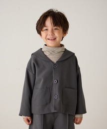 riziere（リジェール）の「セーラーカラージャケット(裏地チェック)（スーツジャケット）」