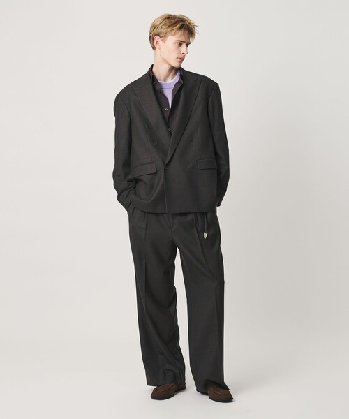 BEAUTY&YOUTH UNITED ARROWS（ビューティーアンドユースユナイテッドアローズ）の「N/SUIT サキソニー ダブル ジャケット（テーラードジャケット・メンズ・ダークブラウン/ブラック・XL/M/S/L）」の8枚目の写真