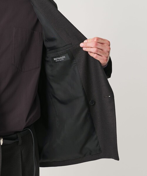 BEAUTY&YOUTH UNITED ARROWS（ビューティーアンドユースユナイテッドアローズ）の「N/SUIT サキソニー ダブル ジャケット（テーラードジャケット・メンズ・ダークブラウン/ブラック・XL/M/S/L）」の16枚目の写真