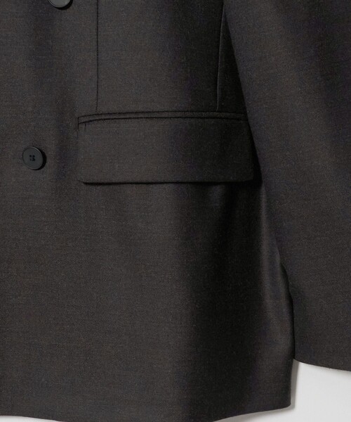 BEAUTY&YOUTH UNITED ARROWS（ビューティーアンドユースユナイテッドアローズ）の「N/SUIT サキソニー ダブル ジャケット（テーラードジャケット・メンズ・ダークブラウン/ブラック・XL/M/S/L）」の22枚目の写真