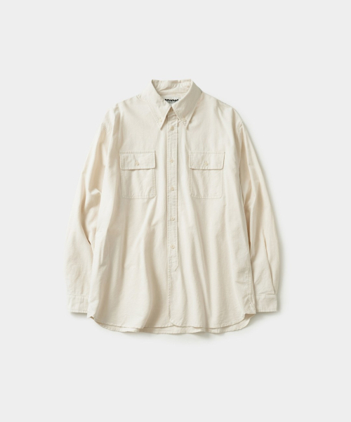 HAVE HAD(ハブヘッド)の「オックスフォードワークシャツ(クリーム)(シャツ/ブラウス・メンズ・その他・MEDIUM/LARGE/X-LARGE)」の1枚目の写真