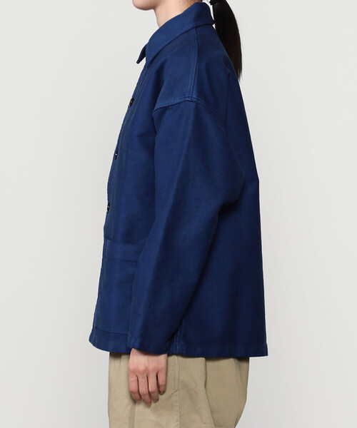 VETRA(ベトラ)の「VETRA | 〈別注〉フレンチモールスキン ジャケット WOMEN(カバーオール・レディース・ブルー系その他・38)」の11枚目の写真