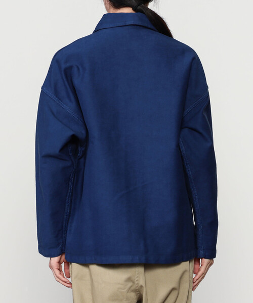 VETRA(ベトラ)の「VETRA | 〈別注〉フレンチモールスキン ジャケット WOMEN(カバーオール・レディース・ブルー系その他・38)」の12枚目の写真
