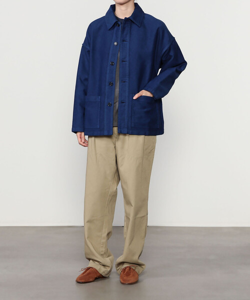 VETRA(ベトラ)の「VETRA | 〈別注〉フレンチモールスキン ジャケット WOMEN(カバーオール・レディース・ブルー系その他・38)」の15枚目の写真
