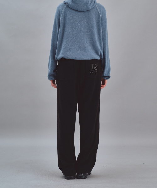 Rest&Recreation(レストアンドレクリエーション)の「WIDE KNIT PANTS - BLACK(その他パンツ・メンズ・その他・SMALL/MEDIUM)」の4枚目の写真