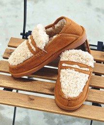 MEI メイ FUR SLIP-ON LOAFERS 2WAY フェイクムートン ボアモカシン ローファー / Lady’s