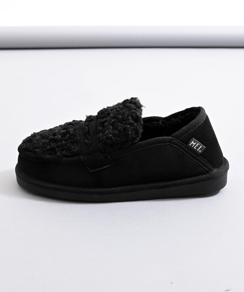 MEI(メイ)の「MEI メイ FUR SLIP-ON LOAFERS 2WAY フェイクムートン ボアモカシン ローファー / Lady’s(ローファー・レディース・ブラウン/ブラック/キャメル・S/M/L)」の8枚目の写真