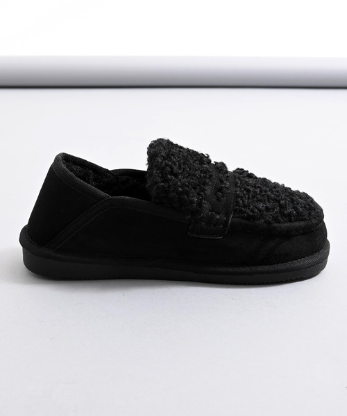 MEI(メイ)の「MEI メイ FUR SLIP-ON LOAFERS 2WAY フェイクムートン ボアモカシン ローファー / Lady’s(ローファー・レディース・ブラウン/ブラック/キャメル・S/M/L)」の9枚目の写真