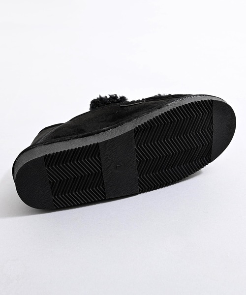 MEI(メイ)の「MEI メイ FUR SLIP-ON LOAFERS 2WAY フェイクムートン ボアモカシン ローファー / Lady’s(ローファー・レディース・ブラウン/ブラック/キャメル・S/M/L)」の10枚目の写真
