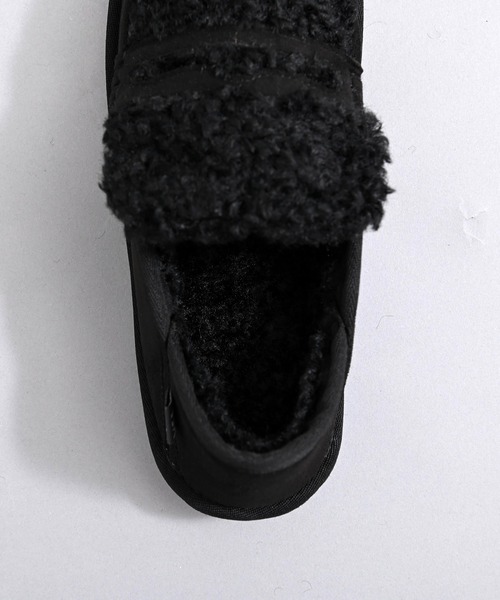 MEI(メイ)の「MEI メイ FUR SLIP-ON LOAFERS 2WAY フェイクムートン ボアモカシン ローファー / Lady’s(ローファー・レディース・ブラウン/ブラック/キャメル・S/M/L)」の13枚目の写真