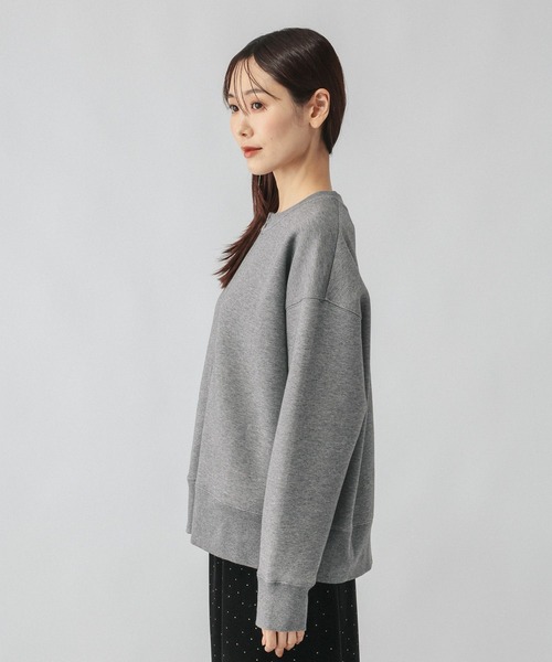 GLOBAL WORK(グローバルワーク)の「ダンボールZIPカーディガン/1074427(カーディガン/ボレロ・レディース・ブラック/グレイッシュベージュ/グレー系8・LARGE/MEDIUM)」の18枚目の写真
