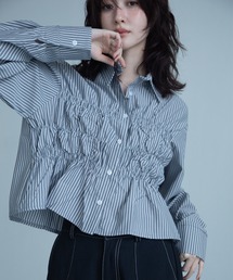 ランダムシャーリングショート丈シャツ