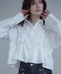 ランダムシャーリングショート丈シャツ