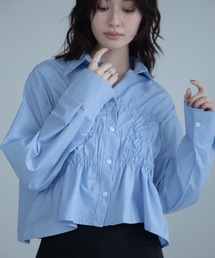 ランダムシャーリングショート丈シャツ