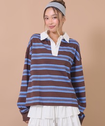 BEVERLY HILLS POLO CLUBスキッパーネックラガーシャツ