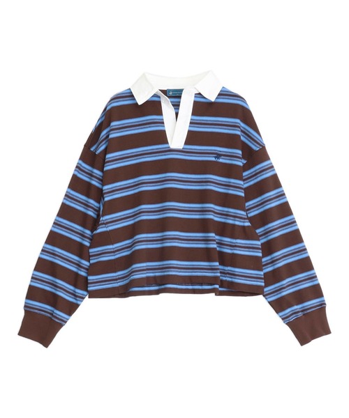 anap mimpi(アナップミンピ)の「BEVERLY HILLS POLO CLUBスキッパーネックラガーシャツ(Tシャツ/カットソー・レディース・ブラウン/ネイビー・F)」の14枚目の写真