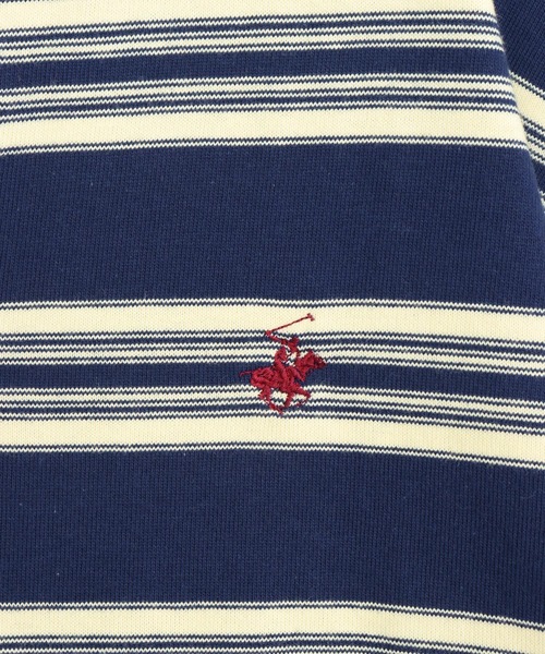 anap mimpi(アナップミンピ)の「BEVERLY HILLS POLO CLUBスキッパーネックラガーシャツ(Tシャツ/カットソー・レディース・ブラウン/ネイビー・F)」の10枚目の写真