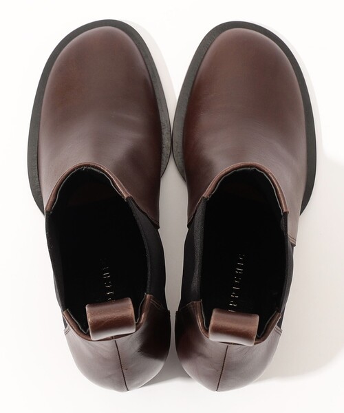 Pippichic（ピッピシック）の「PIPPICHIC OBLIQUE SIDEGOA レザー ショートブーツ（ブーツ・レディース・ダークブラウン/ブラック・36.5/35.5/37.5）」の9枚目の写真