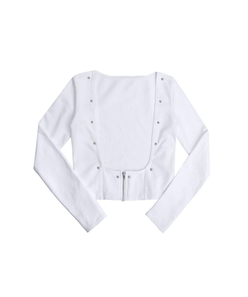 REPIVV(レピヴ)の「Mini Star Cardigan (White)(Tシャツ/カットソー・レディース・その他・FREE)」の2枚目の写真