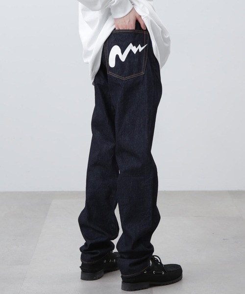 MANASTASH(マナスタッシュ)の「MANASTASH DENIM TAPARED PT(デニムパンツ・メンズ・チャコール/インディゴブルー・L/XL/M)」の1枚目の写真