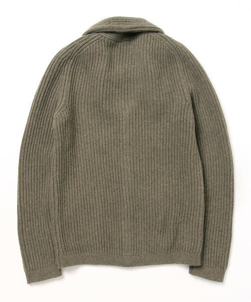 BRILLA per il gusto（ブリッラペルイルグースト）の「ANDREA FENZI / ショールカーディガン（カーディガン/ボレロ・メンズ・ブラウン/オリーブ・46/42/44/48）」の11枚目の写真