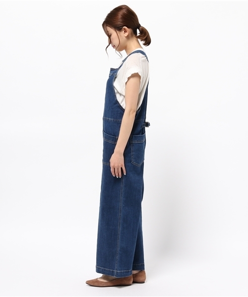 LBC（エルビーシー）の「9.6ozデニムオーバーオール           （サロペット/オーバーオール・レディース・ネイビー/ブルー・LARGE/MEDIUM）」の3枚目の写真
