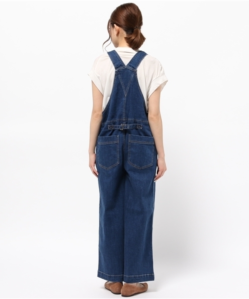 LBC（エルビーシー）の「9.6ozデニムオーバーオール           （サロペット/オーバーオール・レディース・ネイビー/ブルー・LARGE/MEDIUM）」の4枚目の写真