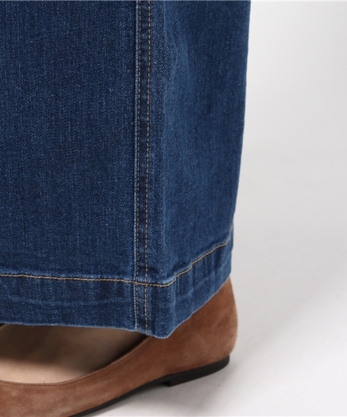 LBC（エルビーシー）の「9.6ozデニムオーバーオール           （サロペット/オーバーオール・レディース・ネイビー/ブルー・LARGE/MEDIUM）」の8枚目の写真