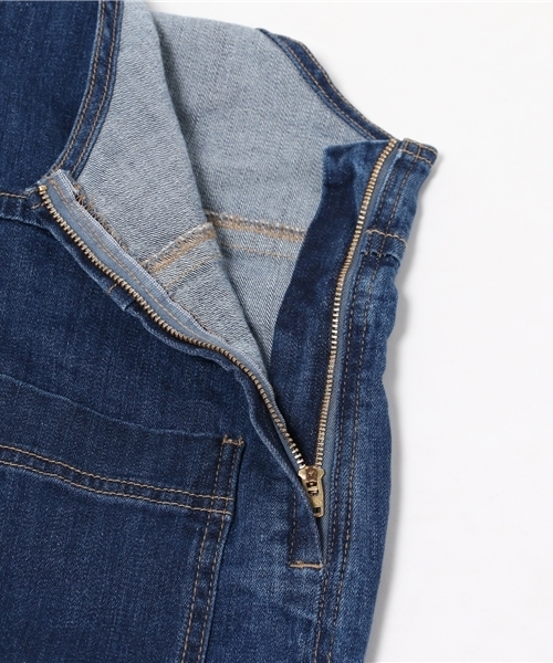 LBC（エルビーシー）の「9.6ozデニムオーバーオール           （サロペット/オーバーオール・レディース・ネイビー/ブルー・LARGE/MEDIUM）」の9枚目の写真