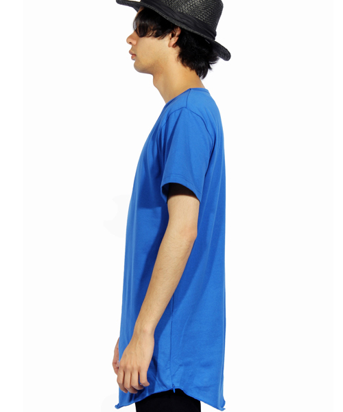 8(eight)(エイト)の「国産ロング丈半袖Tシャツ(Tシャツ/カットソー・メンズ・グレー/ホワイト系その他/ホワイト/ブラック系その他/ブラック/レッド/ブルー/ワイン/ネイビー/グレー系その他・LARGE/X-LARGE/MEDIUM/SMALL/XX-LARGE)」の11枚目の写真