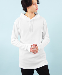 ８(eight) | ワッフル プルオーバー パーカー ロング丈 (パーカー)