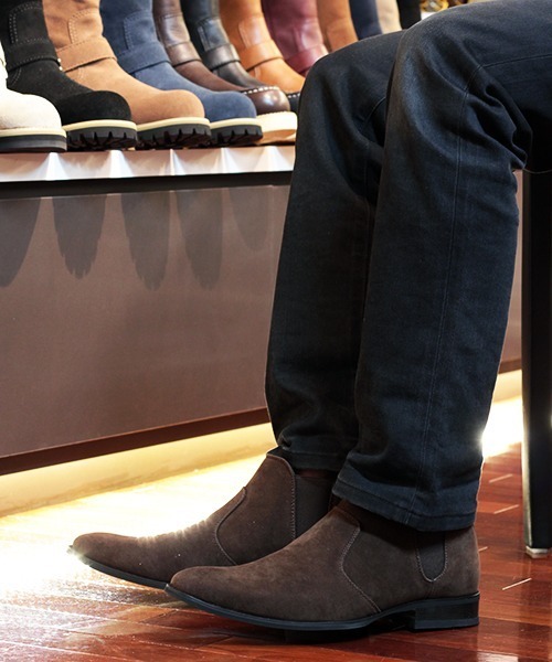 LASSU&FRISS（ラスアンドフリス）の「LASSU&FRISS / チェルシーブーツ　サイドゴアブーツ（948）ショートブーツ（ブーツ・メンズ・ブラック系その他/ブラック/ブラウン/ブラウン系その他/ベージュ系その他/ブルー系その他/グレー系その他・43/40/44/41/42）」の5枚目の写真