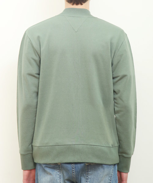 Design Tshirts Store graniph(デザイン ティーシャツ ストア グラニフ)の「スウェットバーシティジャケット/ブレシングタイム(ブルゾン・メンズ・グリーン系その他・SMALL/MEDIUM/LARGE)」の7枚目の写真