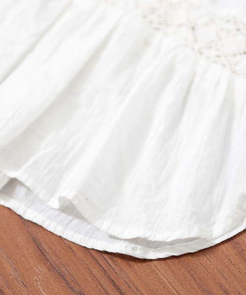 CUBE SUGAR(キューブシュガー)の「インド刺繍ブラウス(シャツ/ブラウス・レディース・ホワイト/ブラック・M)」の12枚目の写真