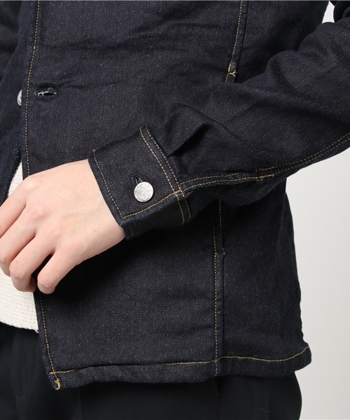 SABLE CLUTCH(セーブルクラッチ)の「ONE WASH KNIT DENIM JACKET(デニムジャケット・メンズ・インディゴブルー・SMALL/MEDIUM/LARGE/X-LARGE)」の7枚目の写真