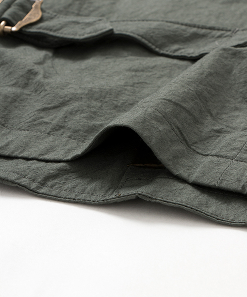 WORK NOT WORK URBAN RESEARCH（ワークノットワークアーバンリサーチ）の「WORK NOT WORK　タイプライターテーラードベスト（ベスト・メンズ・オリーブ・MEDIUM/SMALL/LARGE）」の7枚目の写真