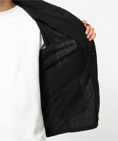 VENCEEXCHANGE（ヴァンスエクスチェンジ）の「リネン混パイルイタリアンジャケット          （テーラードジャケット・メンズ・グレー/ブラック・LARGE/MEDIUM）」の8枚目の写真