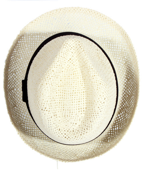 ８(eight)（エイト）の「シンプルな ペーパーハット 麦わら帽子（ハット・メンズ・ベージュ/ホワイト/ブラウン/ブラック・FREE）」の15枚目の写真