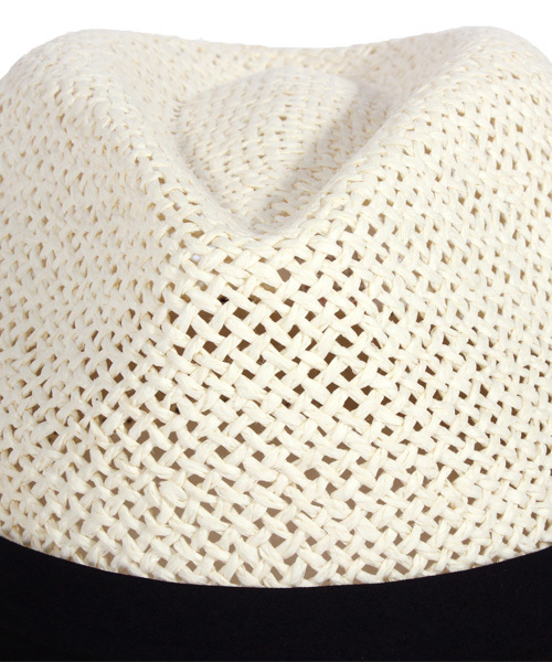 ８(eight)（エイト）の「シンプルな ペーパーハット 麦わら帽子（ハット・メンズ・ベージュ/ホワイト/ブラウン/ブラック・FREE）」の17枚目の写真