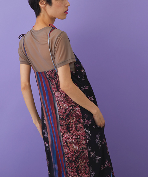 STUDIOUS（ステュディオス）の「ヴィンテージフラワーキャミワンピース（ワンピース・レディース・マルチ・1）」の2枚目の写真