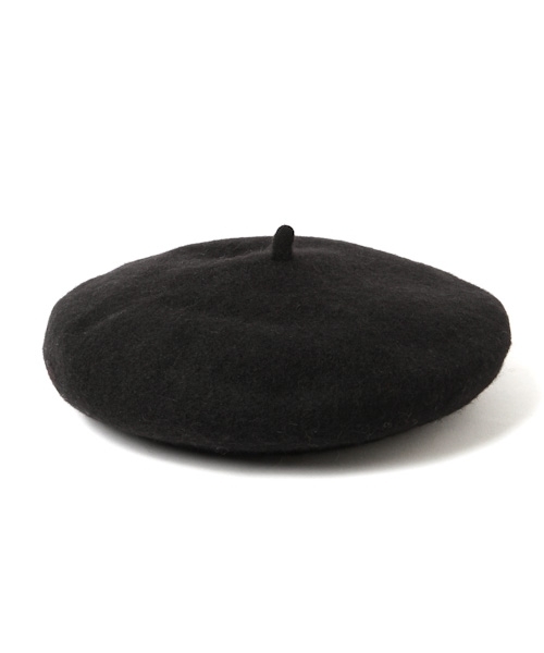 LAKOLE(ラコレ)の「シンプルバスクベレー帽 / LAKOLE(ハンチング/ベレー帽・レディース・ベージュ/ボルドー/グレー/ブラック/グリーン/ネイビー/マスタード/チャコール・FREE)」の2枚目の写真