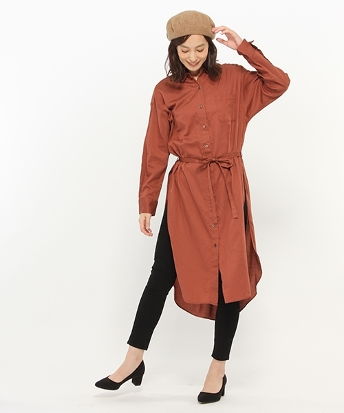 LAKOLE(ラコレ)の「シンプルバスクベレー帽 / LAKOLE(ハンチング/ベレー帽・レディース・ベージュ/ボルドー/グレー/ブラック/グリーン/ネイビー/マスタード/チャコール・FREE)」の21枚目の写真